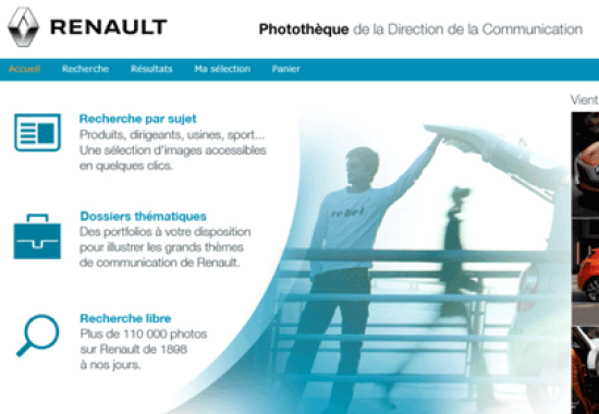 Groupe Renault - conception d'interface utilisateur (UI-UX)