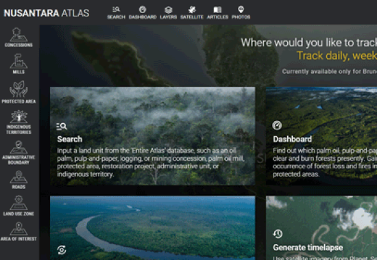 Prototypage et refonte de l'interface utilisateur de l'Atlas Nusantara