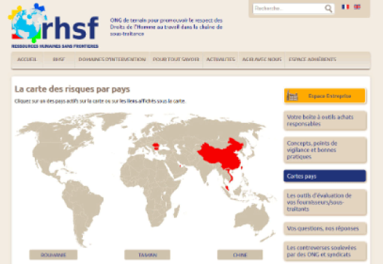 Ressources Humaines Sans Frontières (Toulouse) - Création de site internet