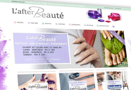 institut beauté design de site internet