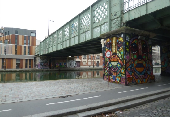 Canal de l'Ourcq à Paris