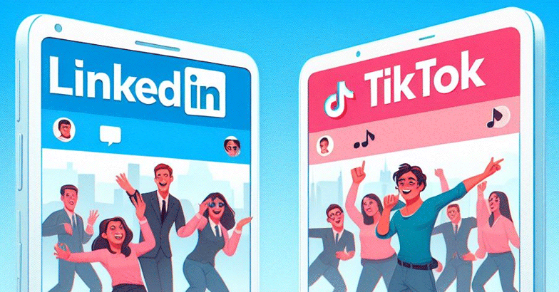 linkedin tiktok